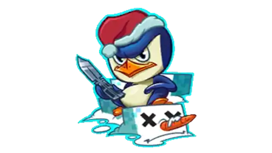 STICKER | TOUGH PENGUIN